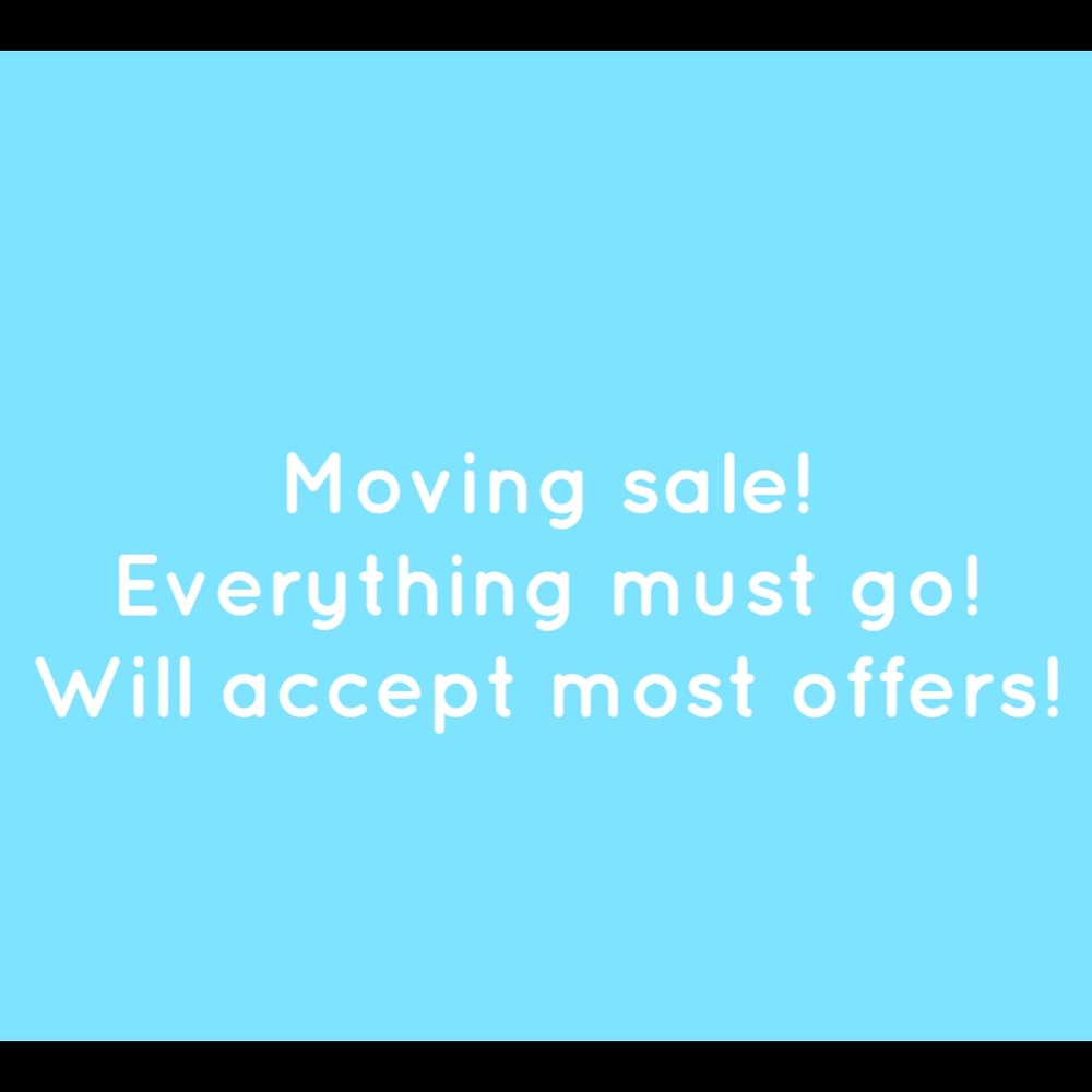 Moving sale!